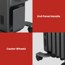 Dimplex Oil Free 1.5kW Column Heater w/ Turbo Fan and Timer in Black