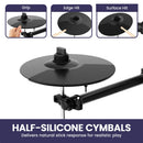 Karrera 18S Electronic Drum Kit Mesh Pads 8in Snare Bluetooth Sounds USB/MIDI Output Kick Pedals Drum Coach & Metronome