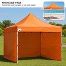 Wallaroo Gazebo Tent Marquee 3x3 PopUp Outdoor  - Orange