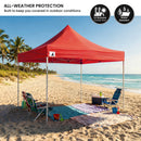Wallaroo Gazebo Tent Marquee 3x3 PopUp Outdoor  Red