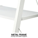 Sarantino Amelia 5-Tier Ladder Shelf in White