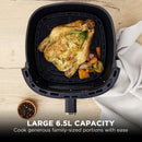 Morphy Richards 6.5L Digital Air Fryer MRAF72BK w/LED Touch Control Panel 8 Preset Cooking Programs Non Stick Drawer