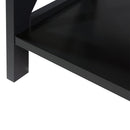 Sarantino Daphne 5-tier Cross Panel Bookshelf