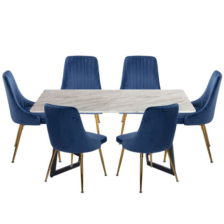 Marble Bliss Dining Set