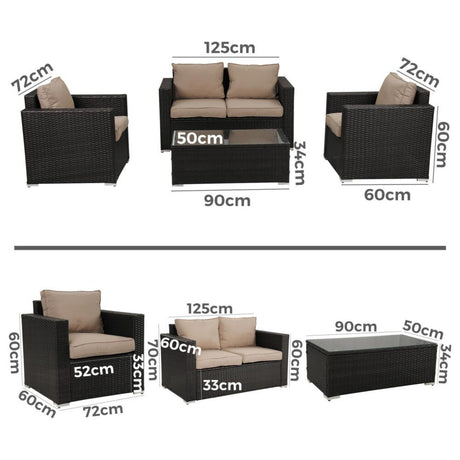 Harmony Haven Outdoor Sofa Set