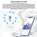Mineral Maker MORBIDO Alkaline Filter Water Bottle + a Mineral Stone Pouch BLUE