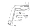 OXHORN AD-U31-801 USB C to HDTV Adapter (8-in-1)