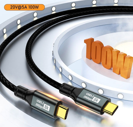 OXHORN CB-CC-321 USB C 3.2 Gen 2x2 Cable 1m