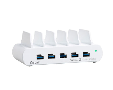 OXHORN NB-PD150D PD 150W 5-Port (5A+5C) Charging Dock with build-in rack