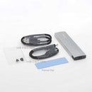 OXHORN UM-311S USB C 3.2 Gen 2 M.2 NVMe Enclosure Silver