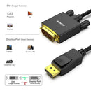 BENFEI 000125BK-10F DisplayPort to DVI Cable Male-Male Gold-Plated Cord Cable 3Mlated