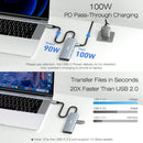 BENFEI USB C Hub 5-in-1 with 4K HDMI(Certified) Aluminum Case