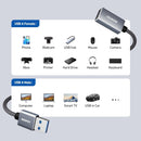 BENFEI 393GY-2M USB3.0 Male to Female Extension cable Nylon Braided 2M