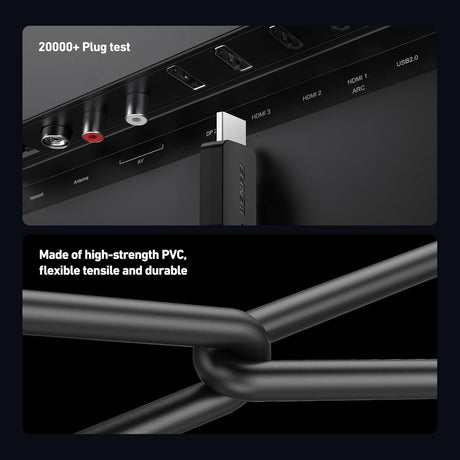BENFEI 000415BK-2P 8K@ 60Hz V2.1 HDMI to HDMI Cable 1.8M , 2 Pack