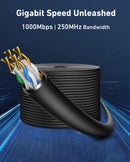 BENFEI 000701BK-305M CAT6 UTP 1000Mbps Waterproof Ethernet Cable 1000FT for Outdoor 305M (Unshielded)