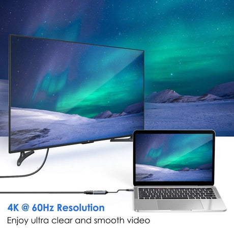 CHOETECH HUB-H21 USB-C to HDMI 4k 60Hz Braided Video Cable Cord Adapter