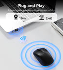 Choetech KB-002-BK 3-Level Adjustable 1600 DPI Wireless Mouse (Black)