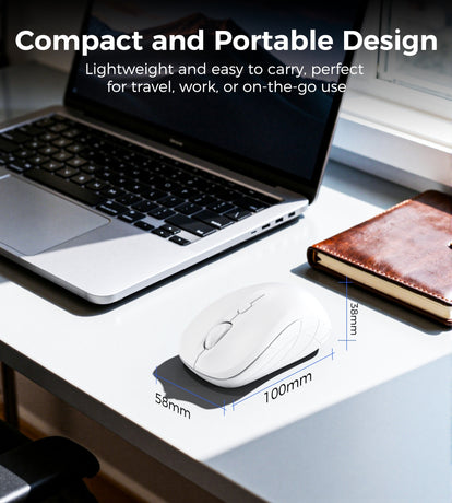 Choetech KB-002-WH single-mode 2.4G wireless mouse, white