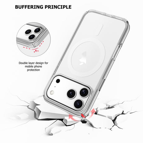 UTIA Ultimake Shockproof Transparent Case Cover With Magnetic Ring for iPhone 17 Air