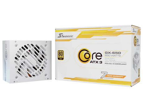 Seasonic CORE GX-650 White ATX 3.1 650W (SRP-CGX651-A5A32SF-WHITE)