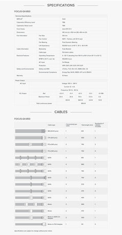 SEASONIC FOCUS GX (ONESEASONIC) WHITE EDITION GX-850 (SSR-850FX WHITE)  850W 80 PLUS GOLD PSU