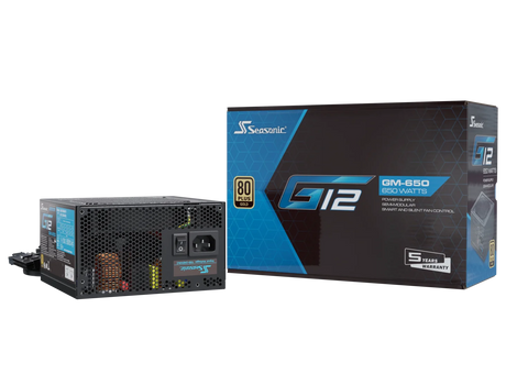 Seasonic 650W G12 V1.5 GM-650 Semi-Modular 80 PLUS Gold ATX PSU