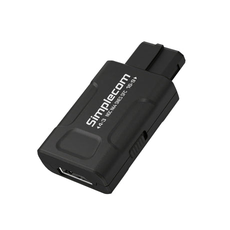 Simplecom CM461v2 HDMI Adapter Composite AV and S-Video to HDMI Converter for Nintendo NGC N64 SNES SFC