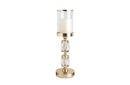 Abode Crystal Candle Holder – Gold - Medium