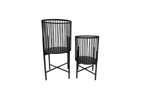Logan Planter - Large - Black