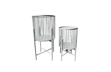 Logan Planter - Set of 2 - White