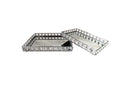 Katie Tray - Rectangle - Large - Silver