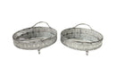 Tessa Round Tray - Large - Silver