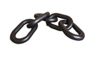Wooden Chain Link Décor - Black