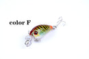 6x 4.5cm Popper Crank Bait Fishing Lure Lures Surface Tackle Saltwater