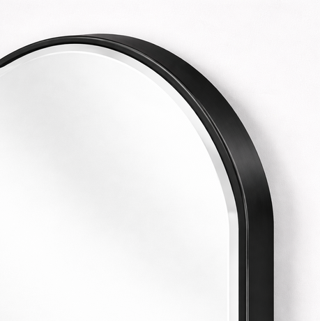 Interior Ave - Halo Arched Floor Length Mirror – Black | Signature Series