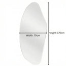 Interior Ave - Opal Irregular LED Wall Mirror – Backlit Statement Mirror