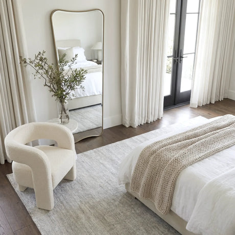 Interior Ave - Pierre Full Length Gold Frame Wall Mirror — Classic Statement