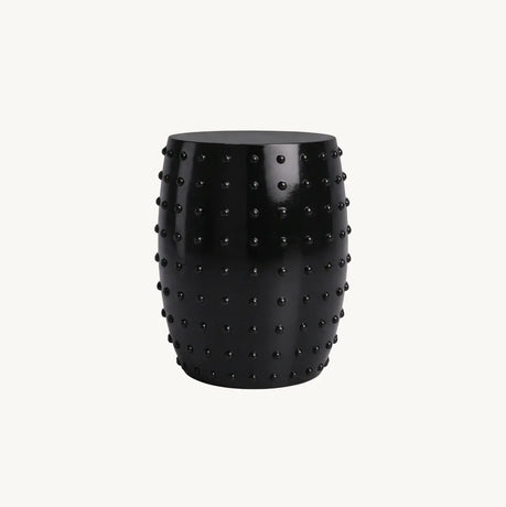Atelier Noir Studded Side Table - Black