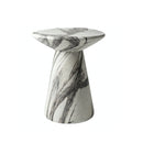 Interior Ave - Veneta Stone Side Table - Panda Marble Finish