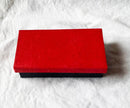 2 Red Lotus Floating Candles in Red Black Gift Box Set Birthday Xmas Valentine Mothers Day Gift Present