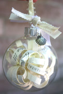 50 Wholesale Pack Glass Bauble 8cm Diameter Round Clear with Silver Cap - table or tree centrepice personal memory theme craft gift