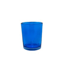 40 Pack Blue Glass Votive Tealight Candle Holders House Party Cenrepiece Xmas Wedding Decor Glass Candlestick Party Decorations Bridal Baby Shower Event