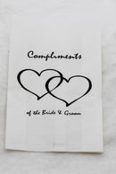 200 Pack Wedding Cake Bags Greaseproof Wax Paper Slice Take Home Favour Heart n Message