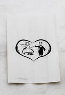 200 Pack Wedding Cake Bags Greaseproof Wax Paper Slice Take Home Favour Bride Groom in Heart