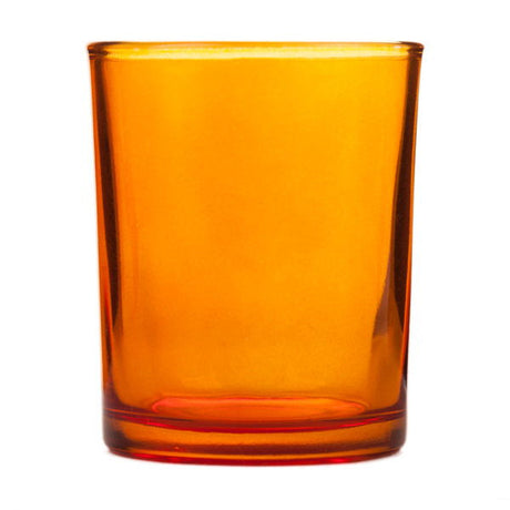 40 Pack Orange Glass Votive Tealight Candle Holders House Party Cenrepiece Xmas Wedding Decor Glass Candlestick Party Decorations Bridal Baby Shower Event