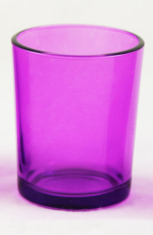 40 Pack Purple Glass Votive Tealight Candle Holders House Party Cenrepiece Xmas Wedding Decor Glass Candlestick Party Decorations Bridal Valentines Event