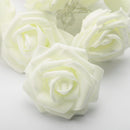 20 White Rose 3D Fairy Lights 3M String, Battery (AA) Indoor & Outdoor Decorations Wedding Valentines Romantic Room Table Lighting