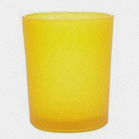 40 Bulk Yellow Frosted Glass Votive Candle Holders Table Centreoieces  Xmas Wedding Anniversary Event Recption Party Function or Home Decor