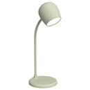 Kreafunk Ellie Lamp W/ Qi Charger And Bluetooth Speaker - Dusty Olive