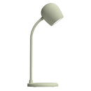 Kreafunk Ellie Lamp W/ Qi Charger And Bluetooth Speaker - Dusty Olive